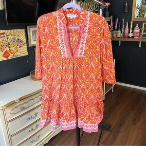 Lolita Jaca St Barth Cotton and Silk Tunic Size Small